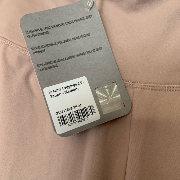 GYMSHARK DREAMY LEGGINGS 2.0 Taupe Medium - Picture 4 of 7